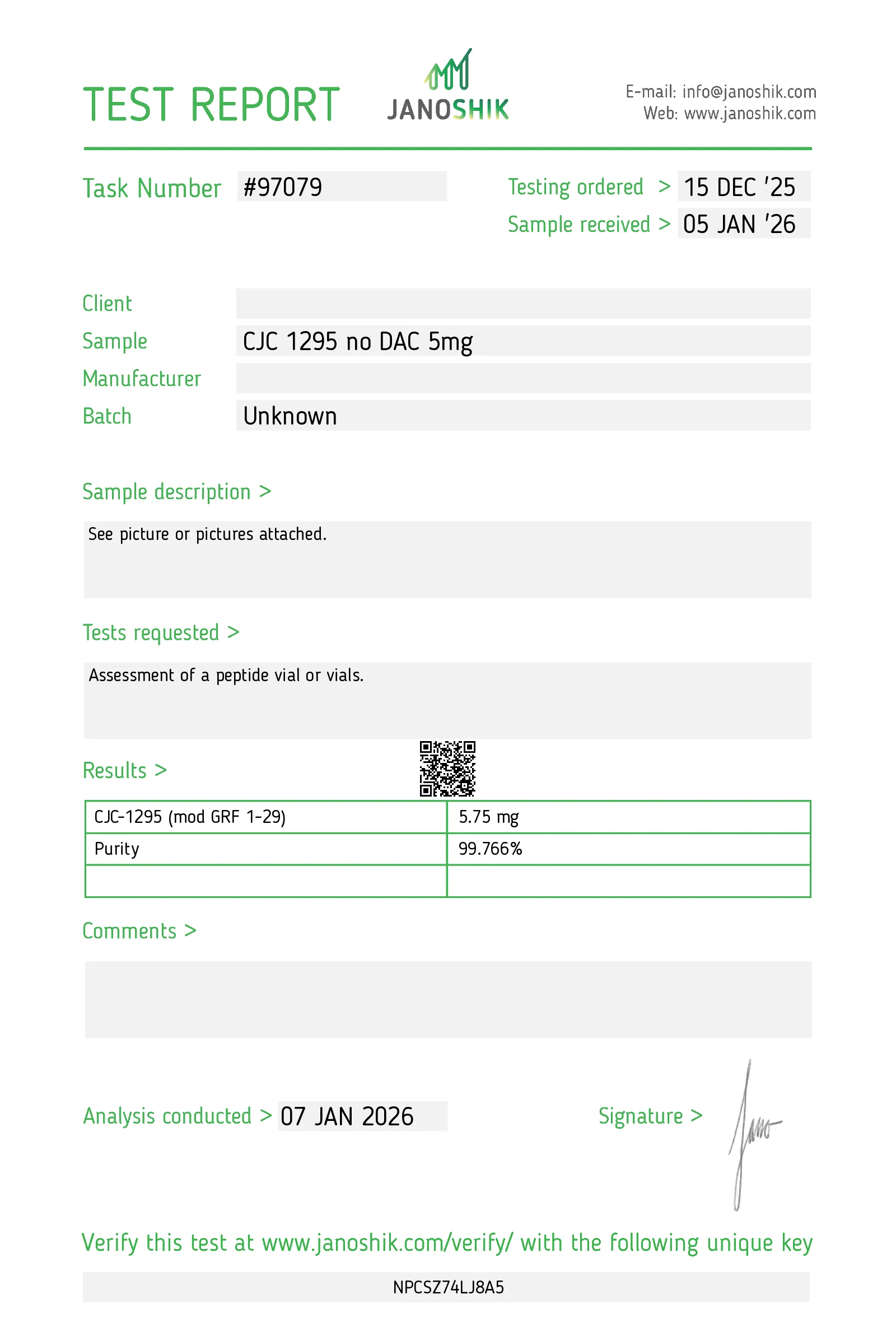 CJC-1295 No DAC 5mg (Modified GRF 1-29) – Premium Research Peptide | Tides Lab Australia - Image 2