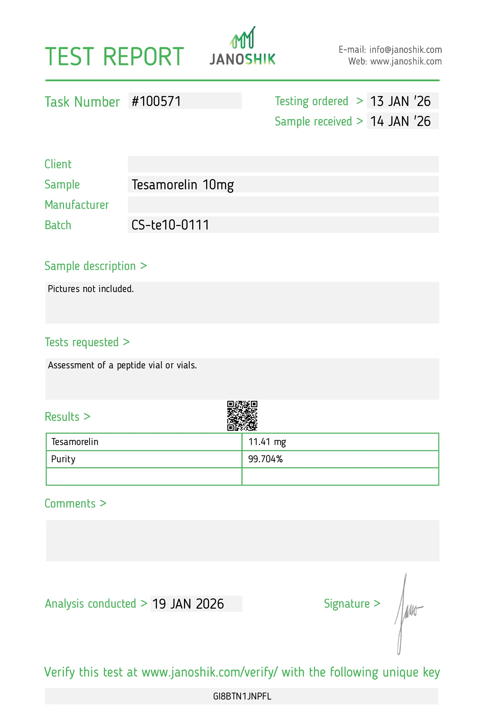Tesamorelin 10mg – Premium GHRH Research Peptide